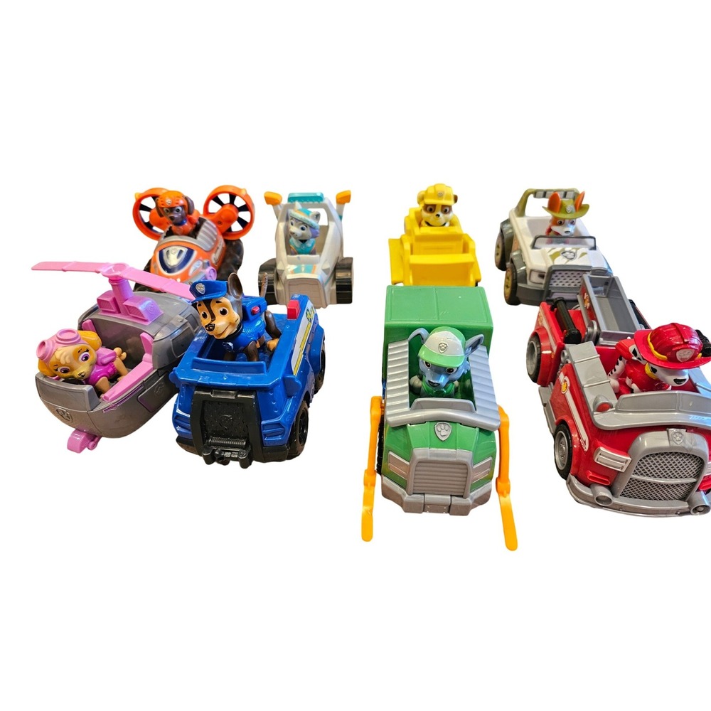 Paw Patrol Ultimate Rescue Vehicle and Figure Lot Chase Marshall Skye Rocky 16pc - Picture 9 of 10